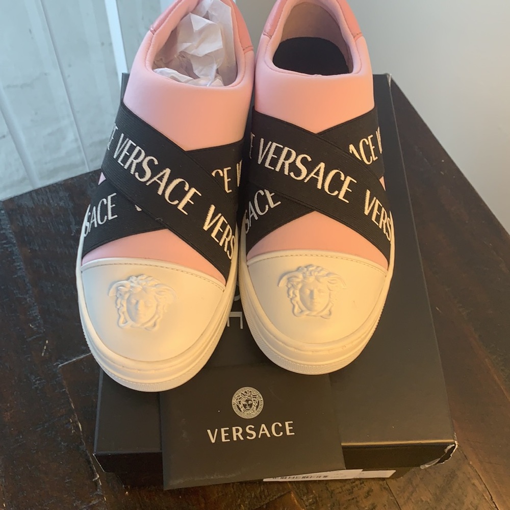 Versace | Kids-girls Logo Slip on Sneakers